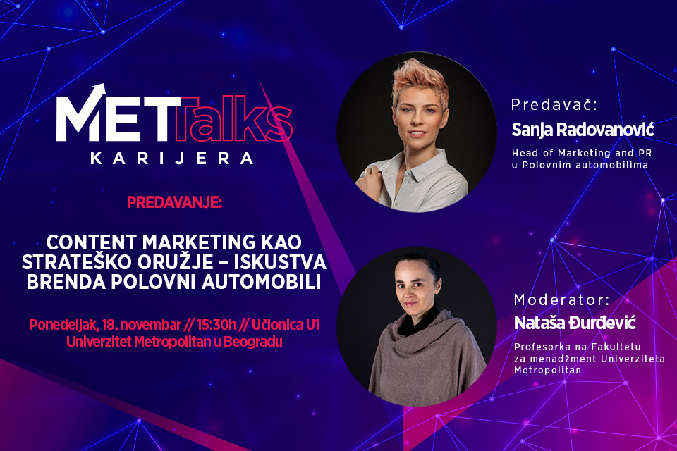 MET TALKS/ Content marketing kao strateško oružje – Iskustva brenda Polovni automobili