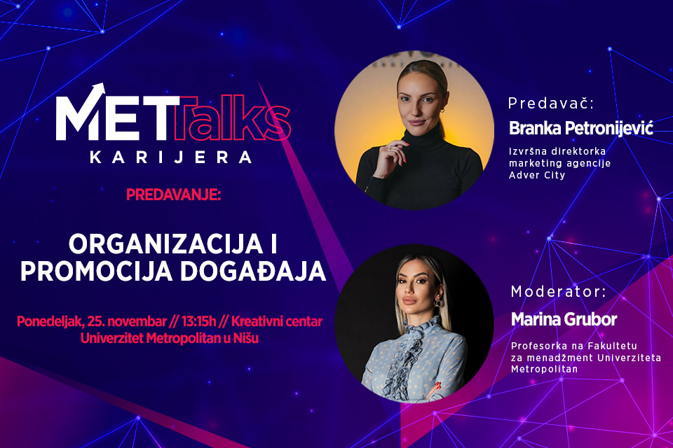 MET TALKS/ Organizacija i promocija događaja